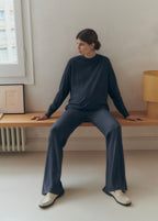 Pantalon De Grossesse Maille Wideleg
