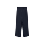 Pantalon De Costume Fines Rayures - Dark Navy