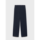 Pantalon De Costume Fines Rayures - Dark Navy