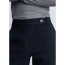 Pantalon De Costume Fines Rayures - Dark Navy
