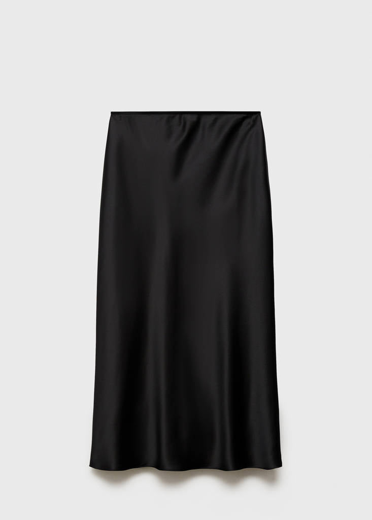Jupe Midi Satinée