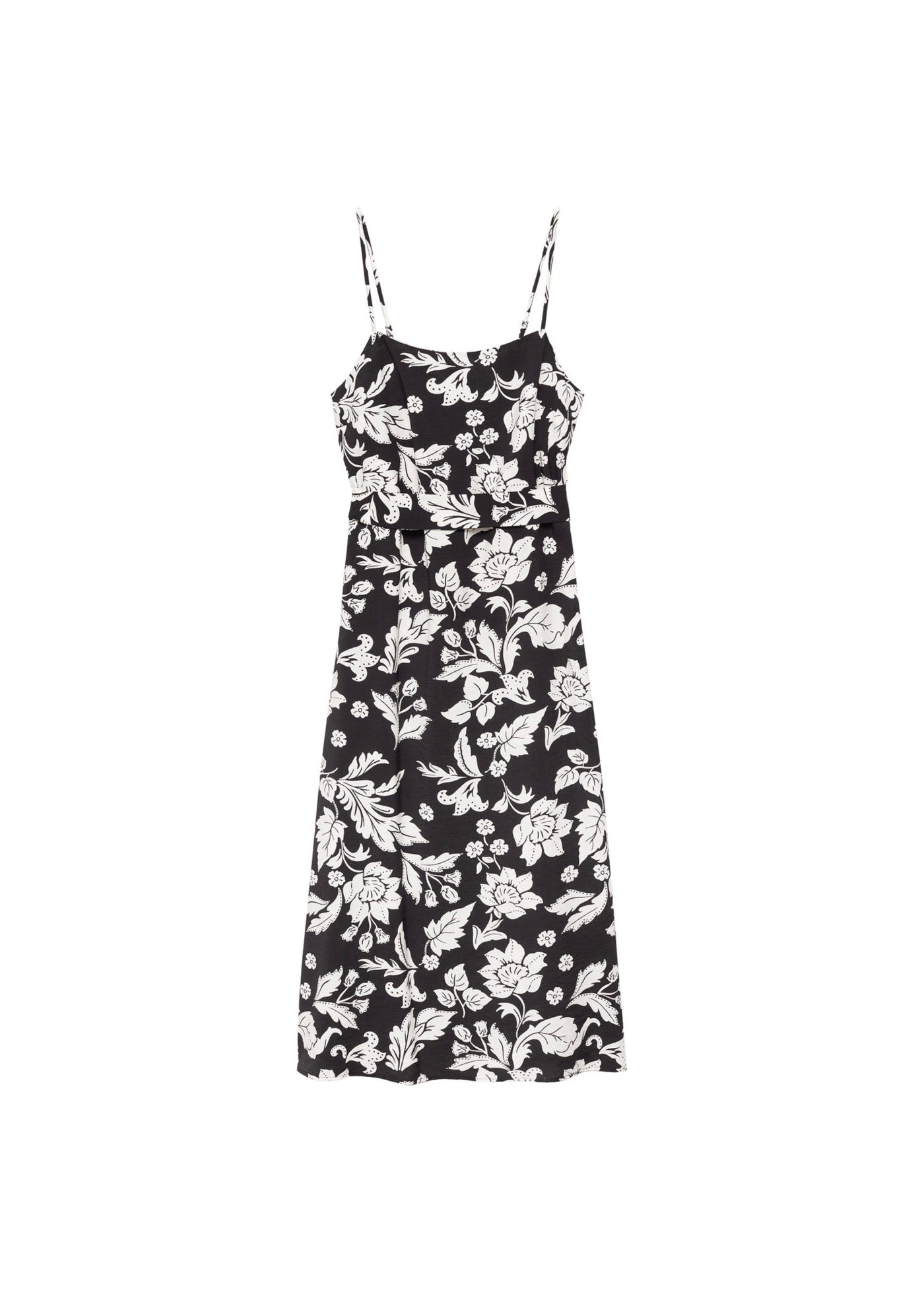 Robe Bretelles À Fleurs