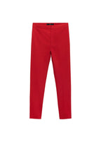 Pantalón Recto de Algodón - Red