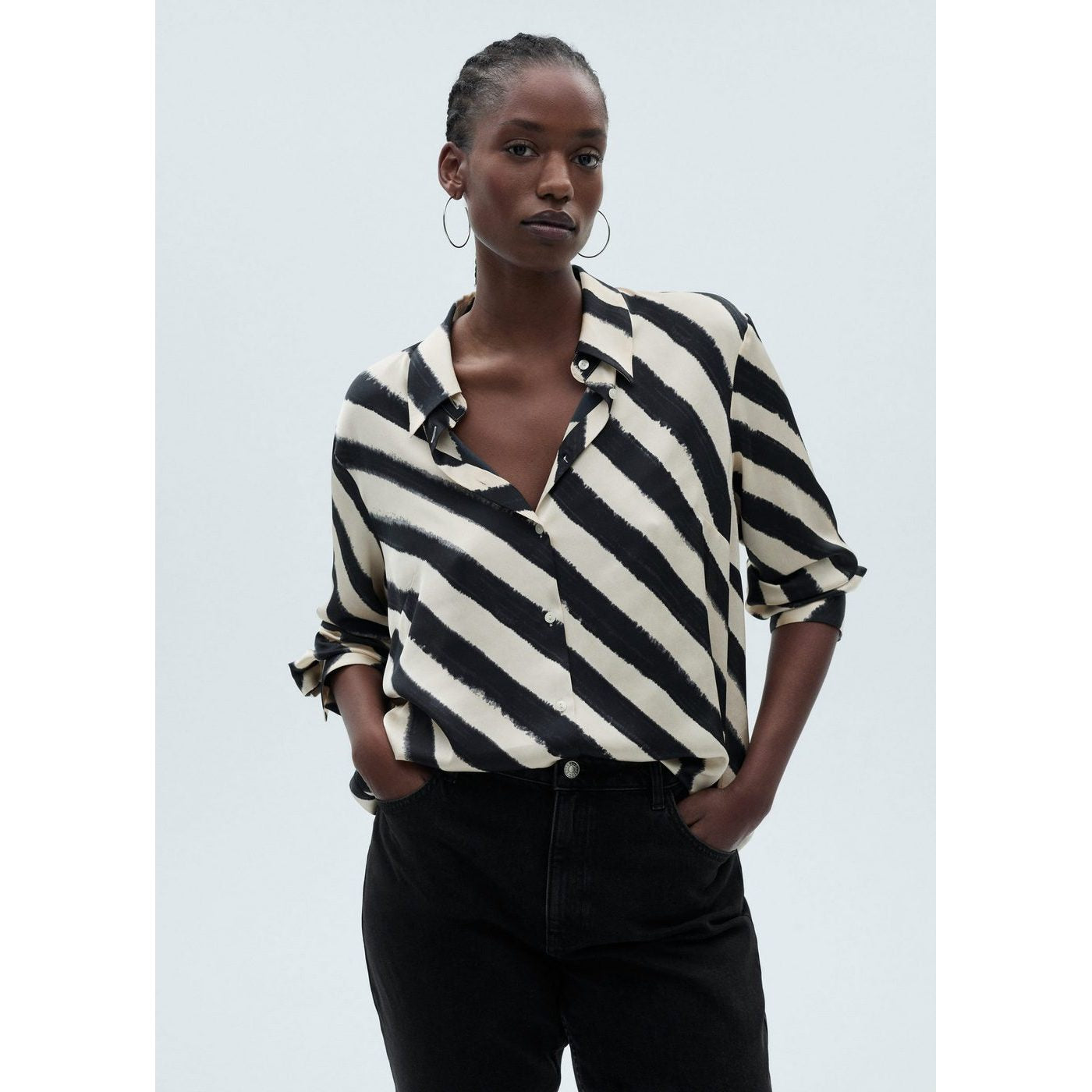 Chemise Satinée Imprimée