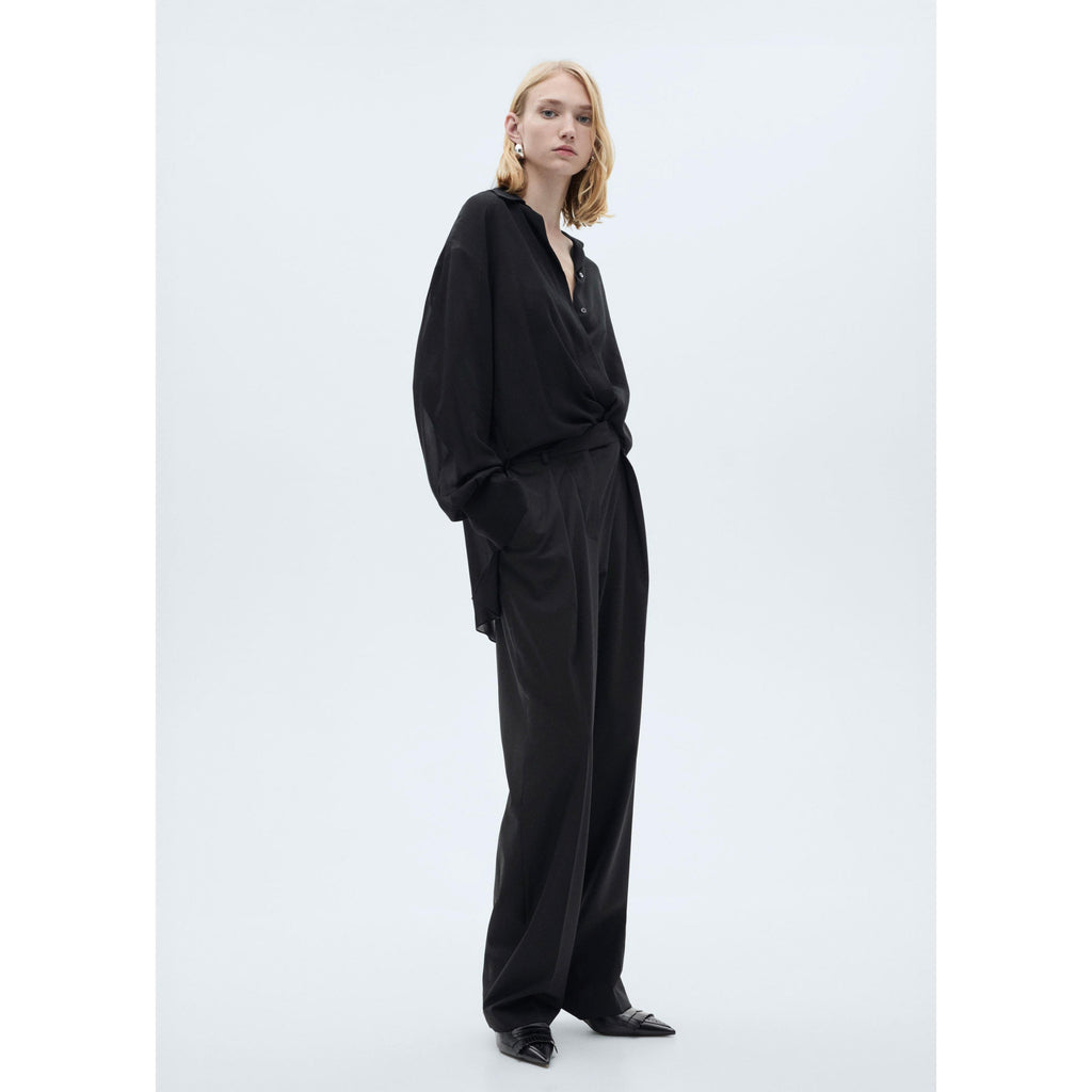 Pantalon Droit Pinces - Charcoal