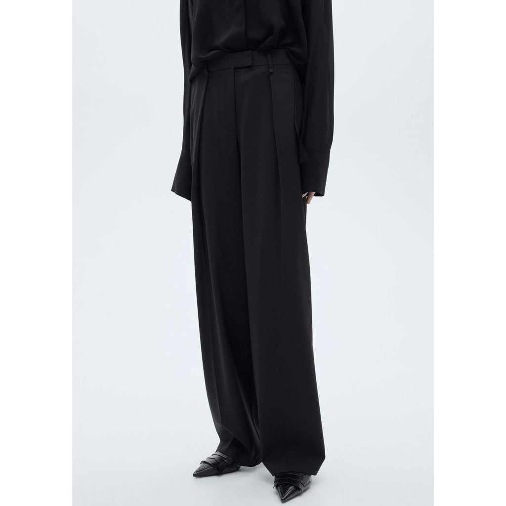 Pantalon Droit Pinces - Charcoal