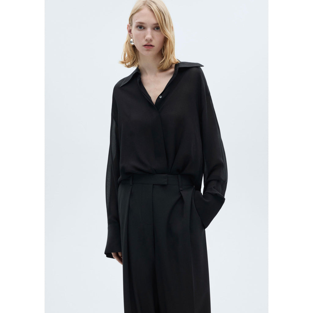 Pantalon Droit Pinces - Charcoal