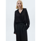 Pantalon Droit Pinces - Charcoal