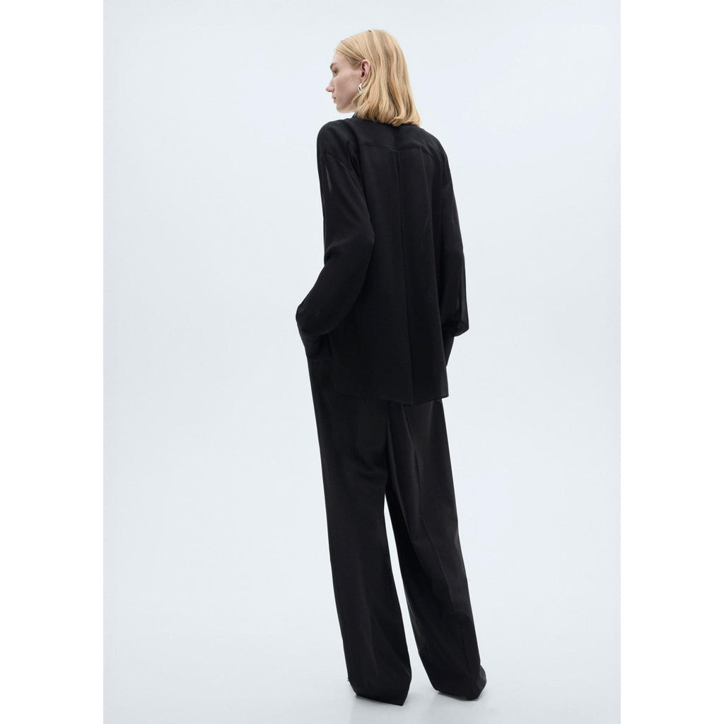 Pantalon Droit Pinces - Charcoal