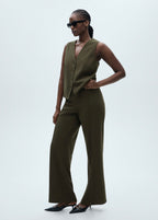 Pantalon Droit Maille