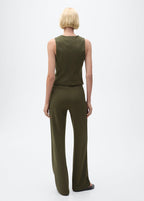 Pantalon Droit Maille