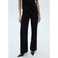 Pantalon Droit Maille - Black