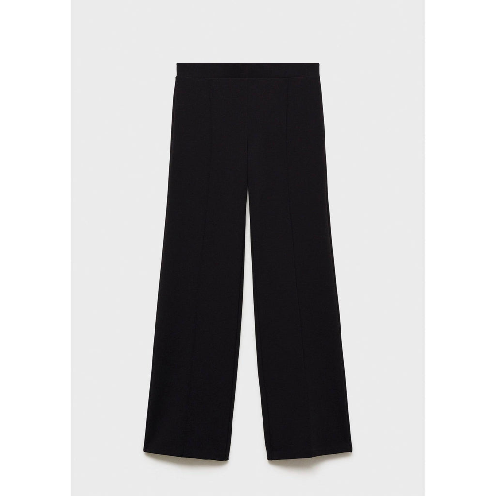 Pantalon Droit Maille - Black