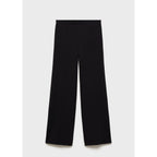 Pantalon Droit Maille - Black