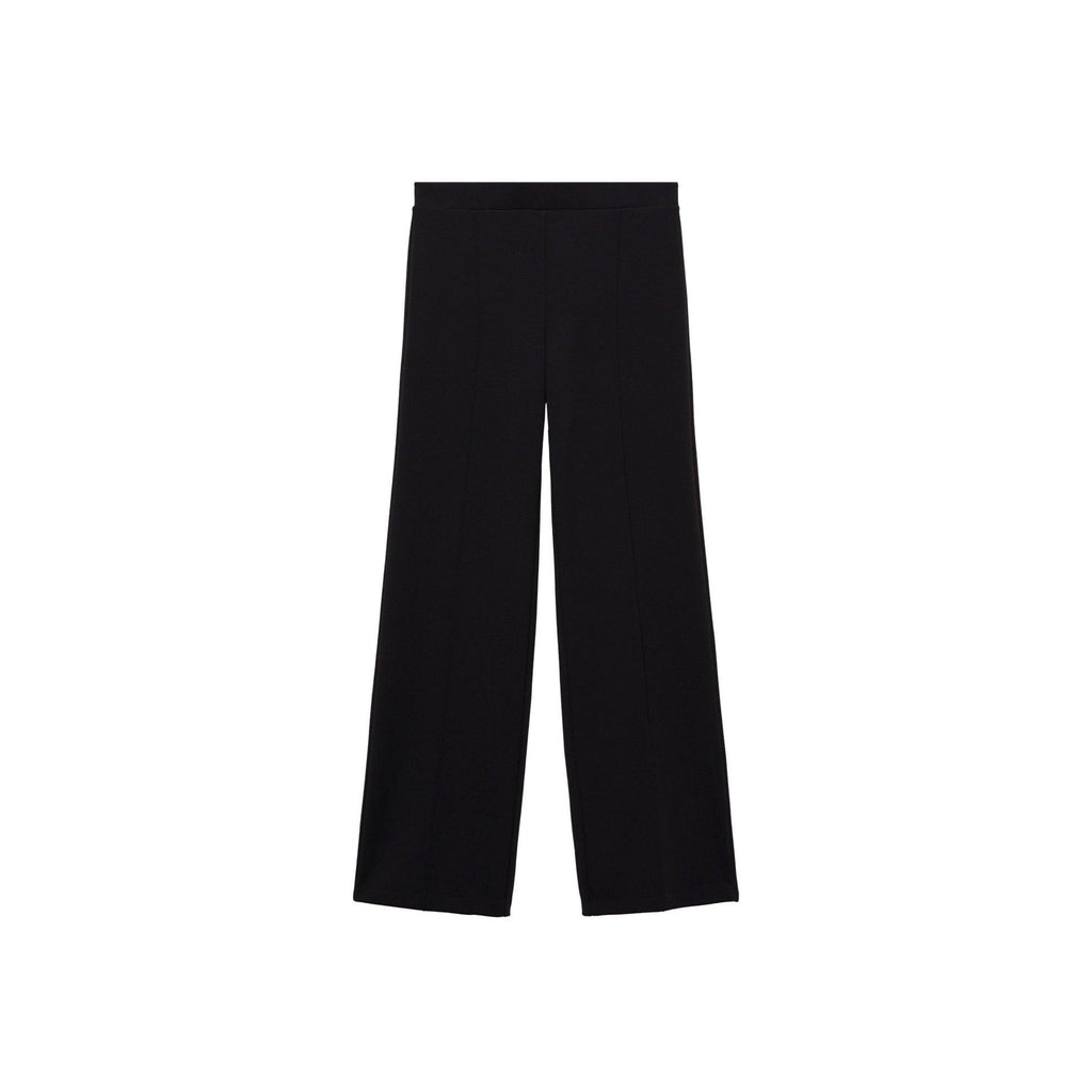 Pantalon Droit Maille - Black