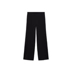 Pantalon Droit Maille - Black