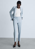 Pantalon Droit Costume - Sky Blue
