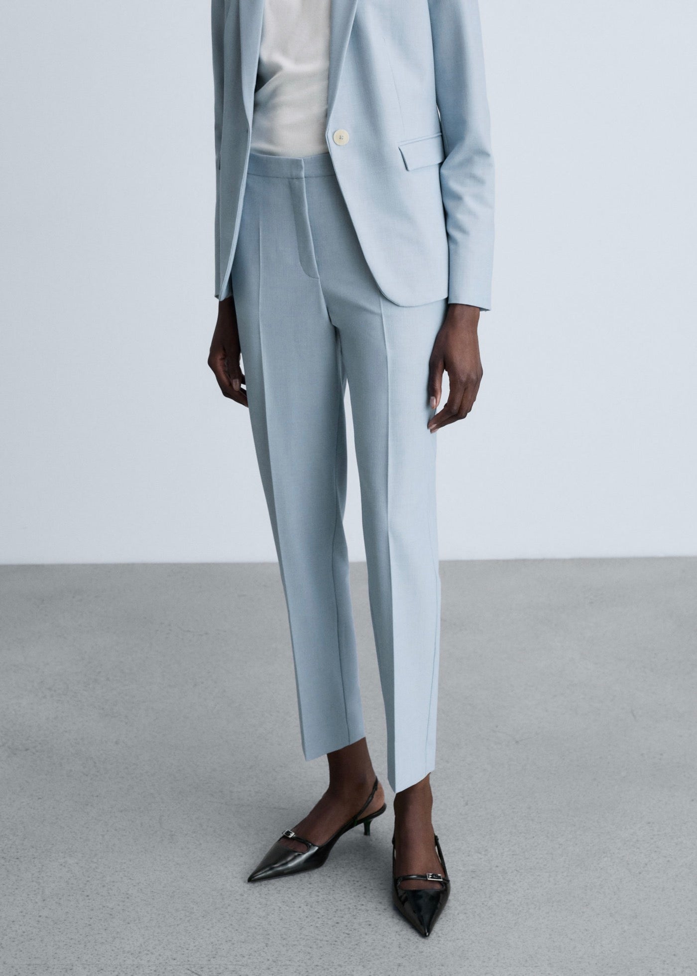 Pantalon Droit Costume - Sky Blue