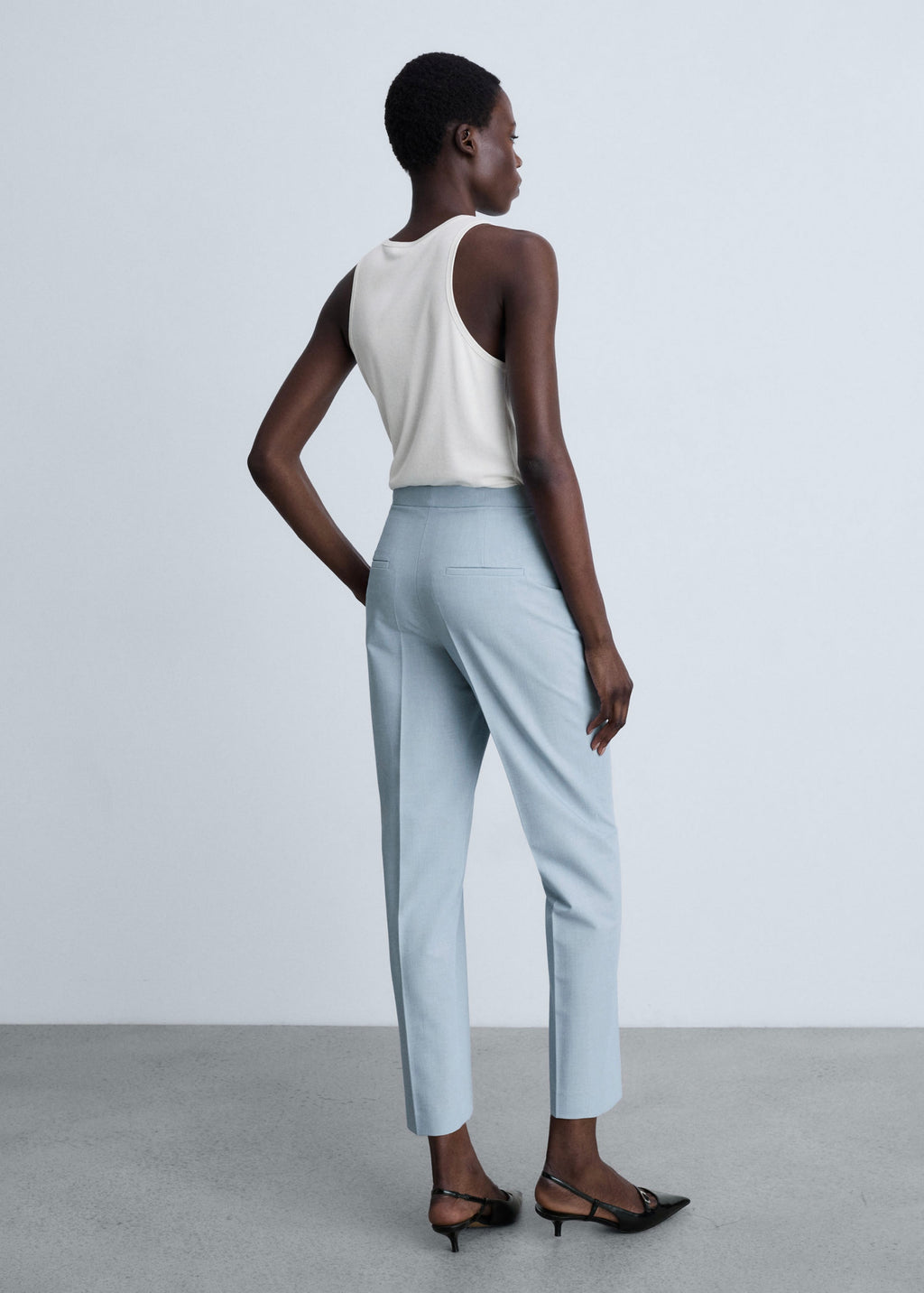 Pantalon Droit Costume - Sky Blue