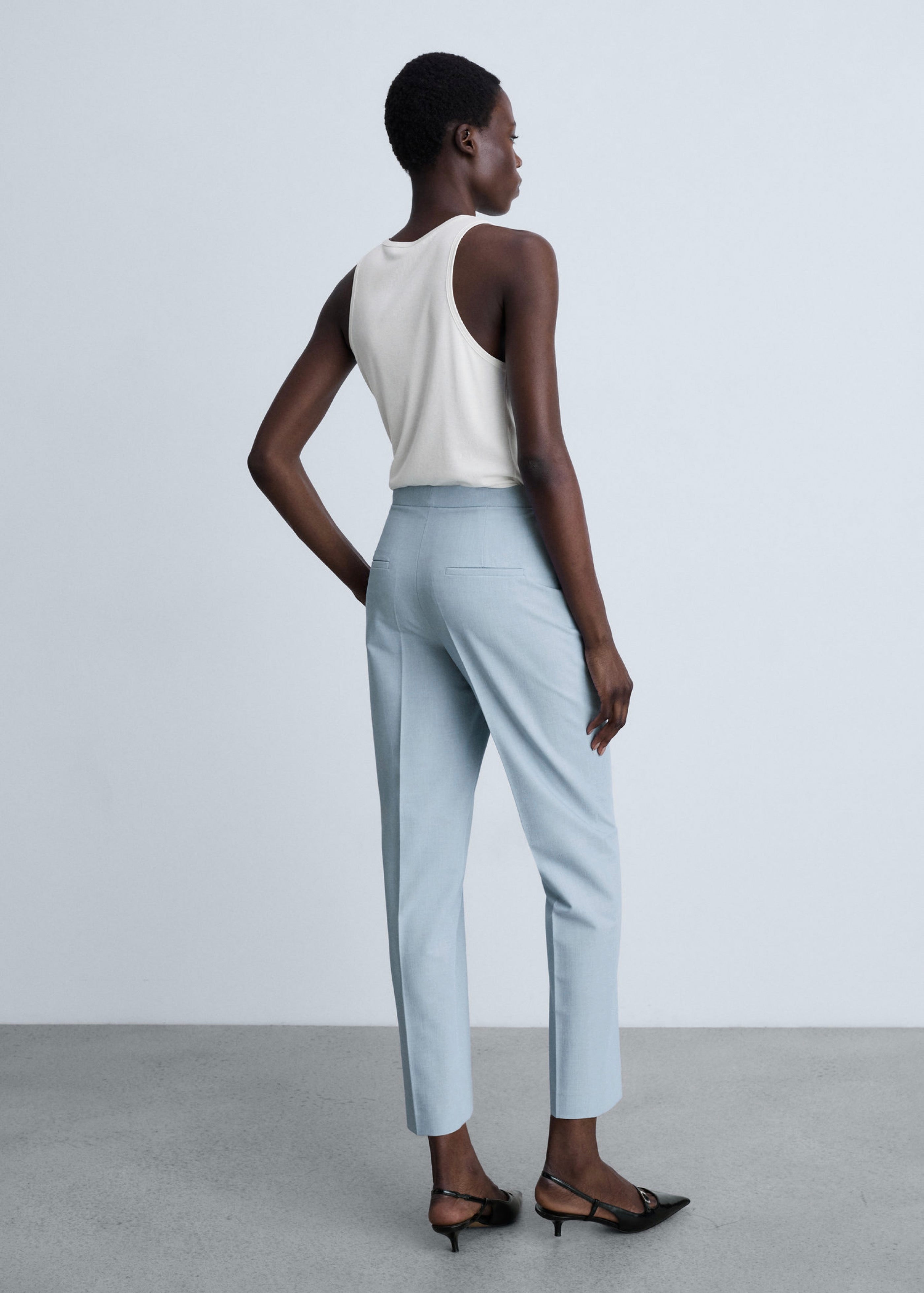 Pantalon Droit Costume - Sky Blue