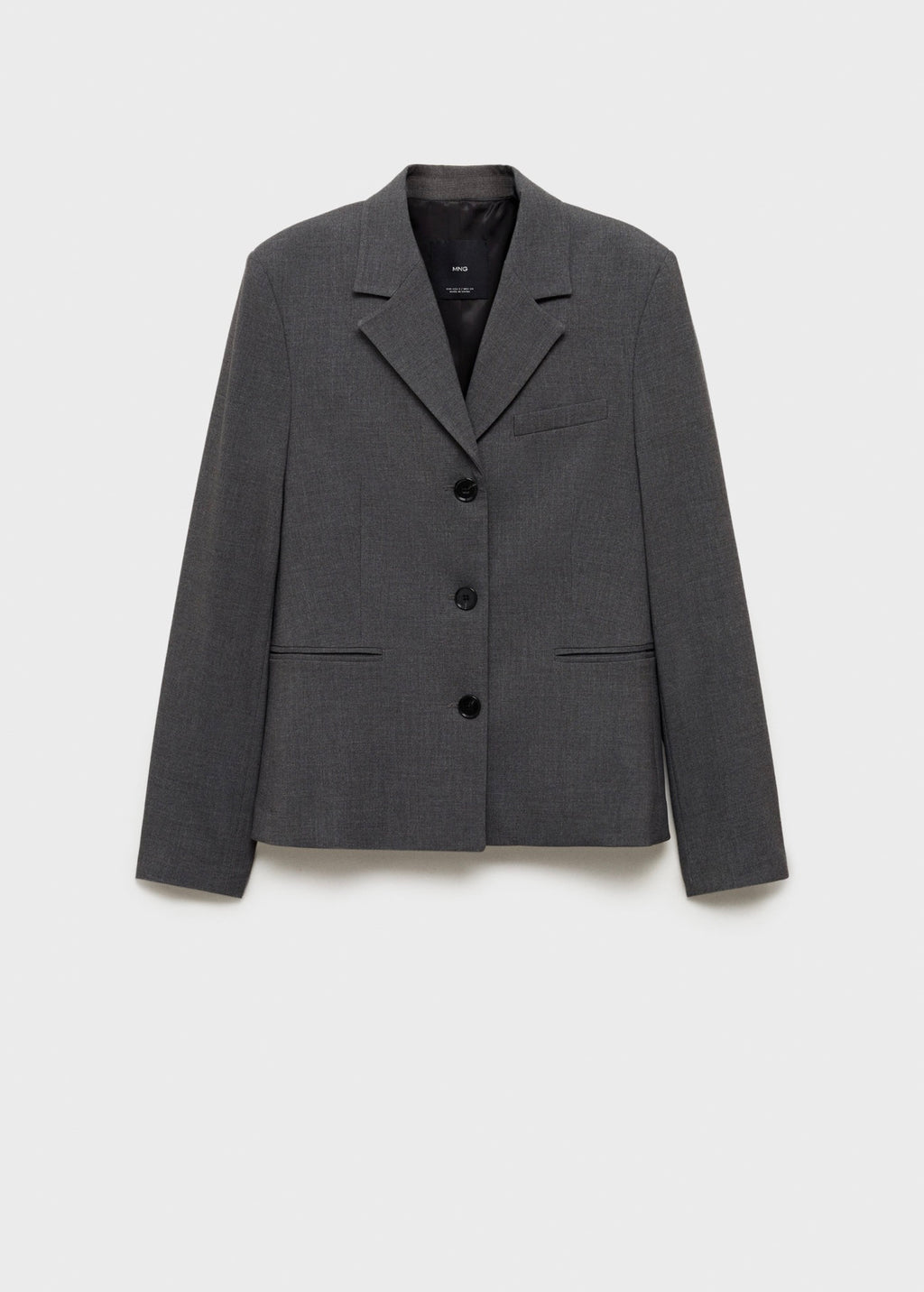 Blazer Costume Droit À Boutons