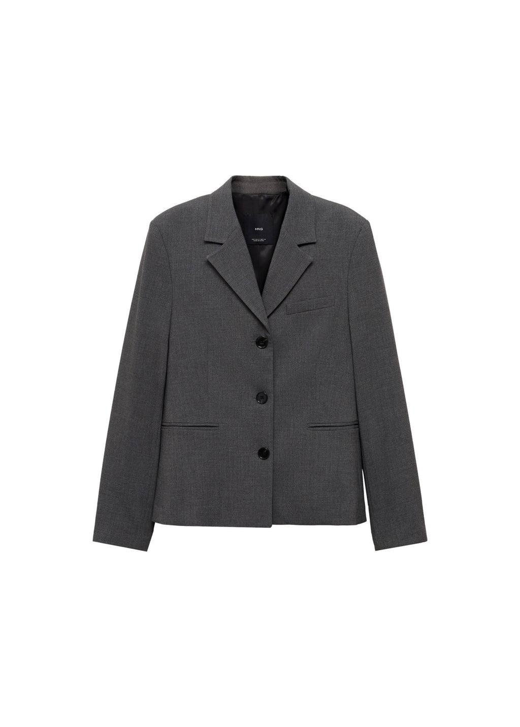 Blazer Costume Droit À Boutons