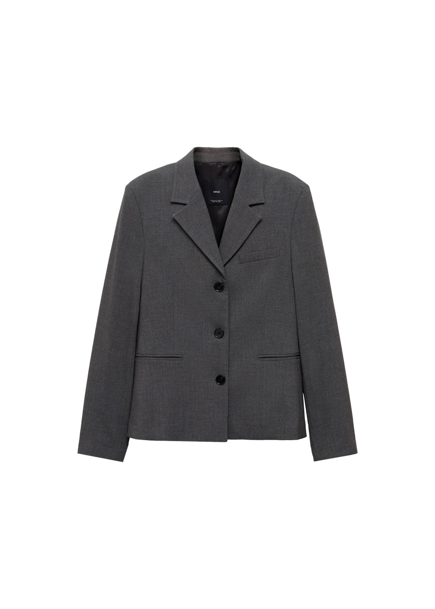 Blazer Costume Droit À Boutons