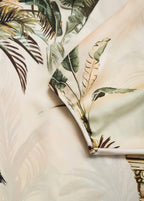 Cape Drapée Imprimé Tropical