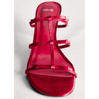Sandales Merlot - Rouge