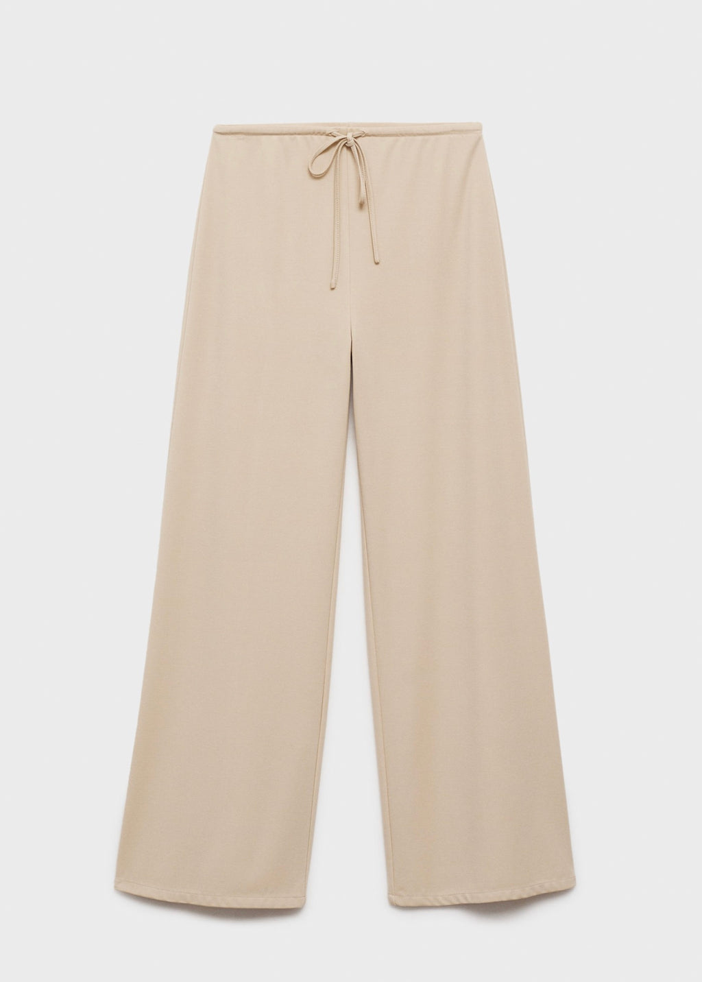 Pantalon Wideleg Taille Élastique - Natural