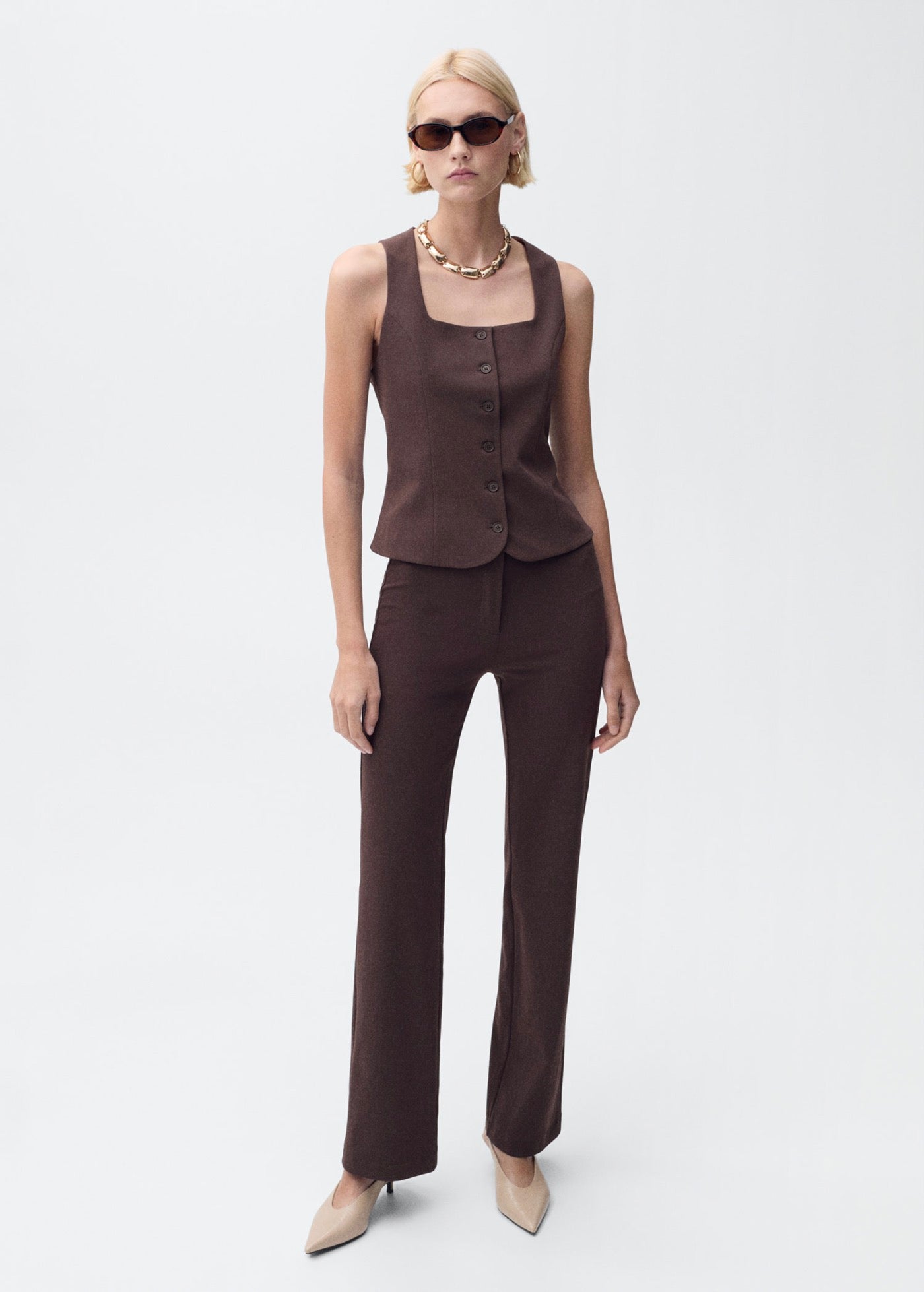 Pantalon Droit Costume