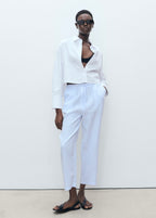 Pantalon Droit Lin - Sky Blue