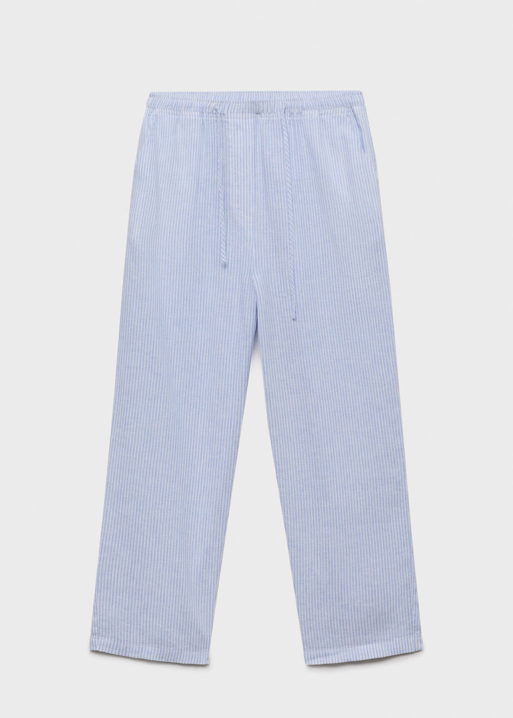 Pantalon Droit Lin - Sky Blue