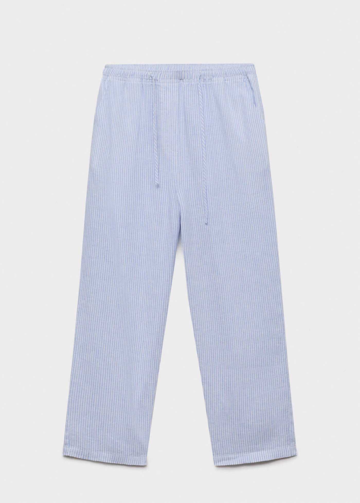 Pantalon Droit Lin - Sky Blue