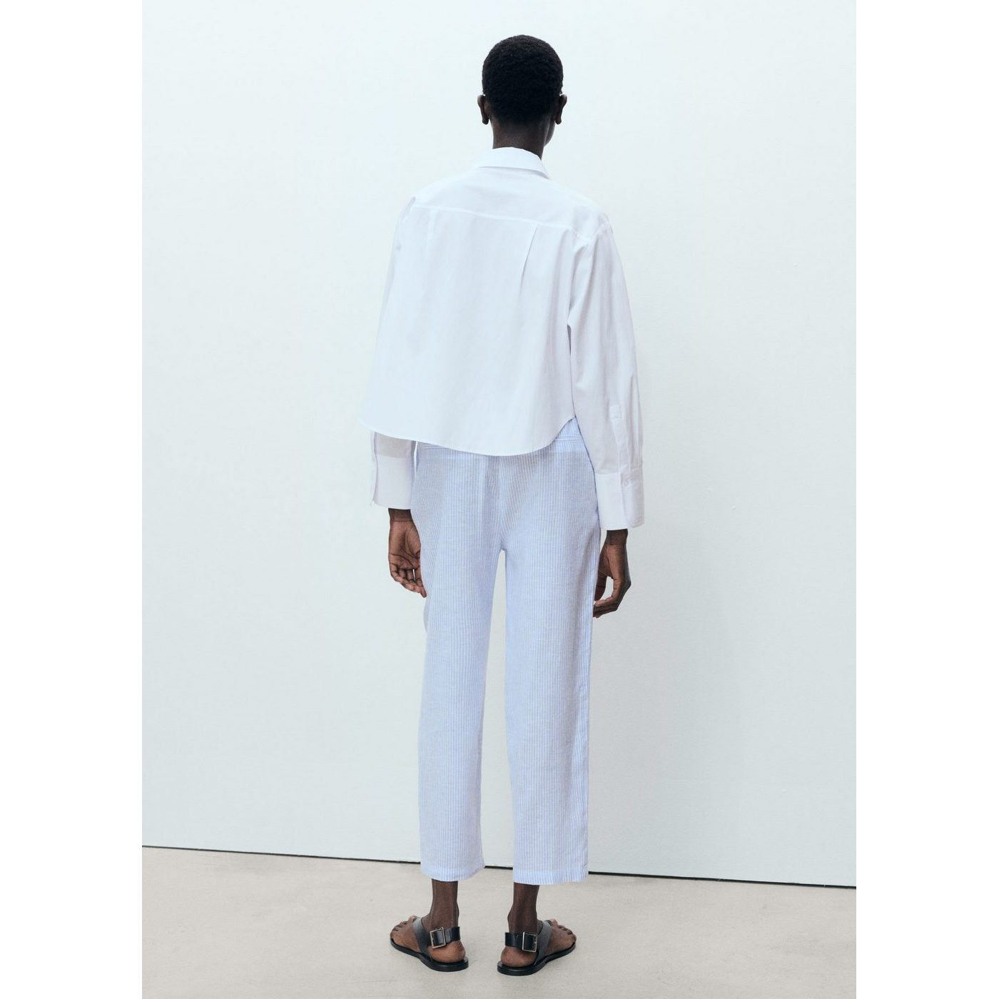 Pantalon Linen - Bleu Ciel