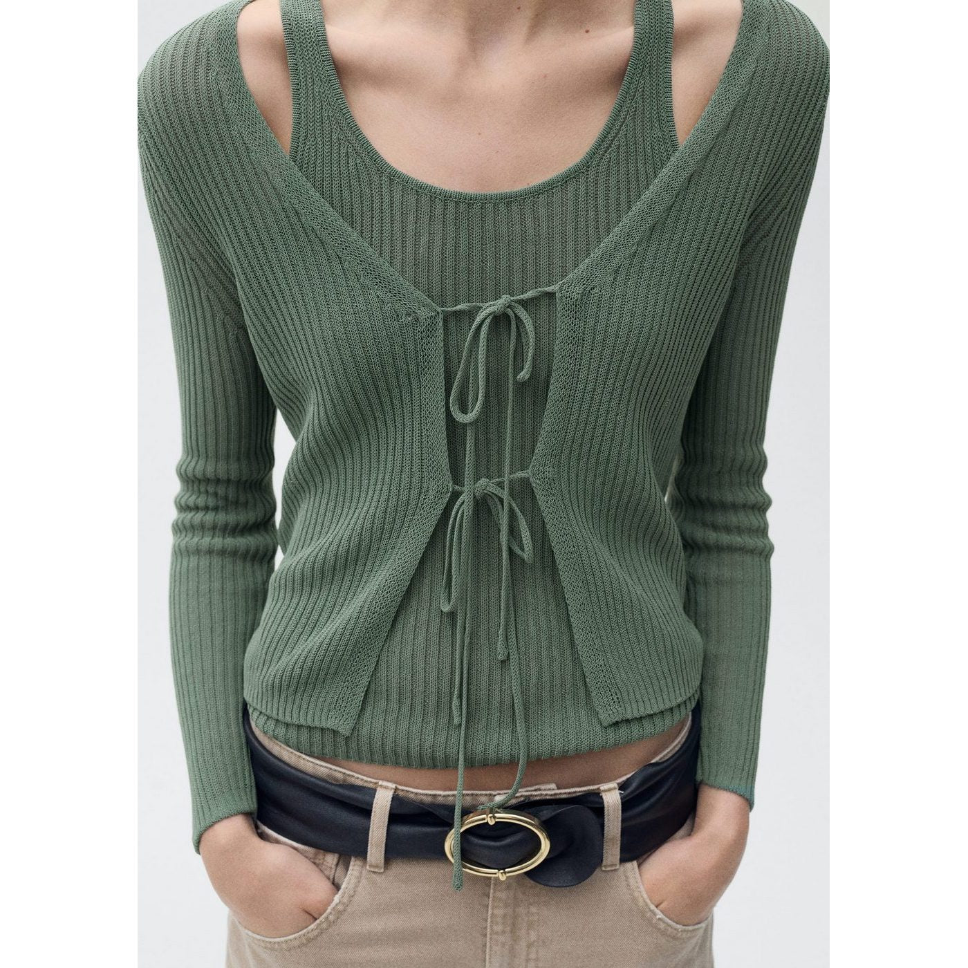 Cardigan Geranio - Vert