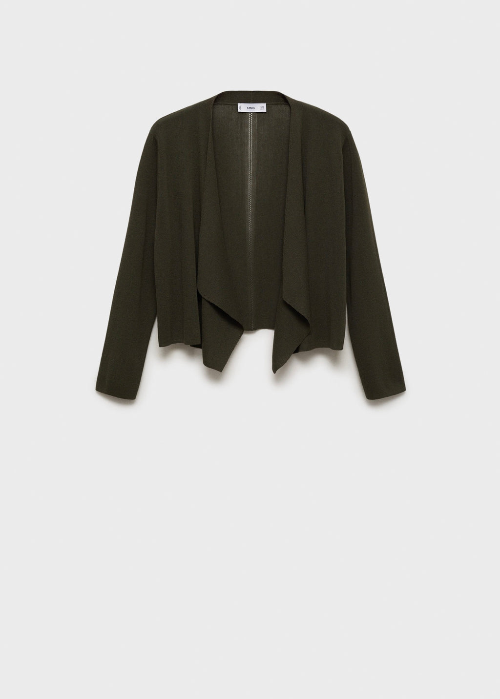 Cardigan Crop Maille - Dark Green