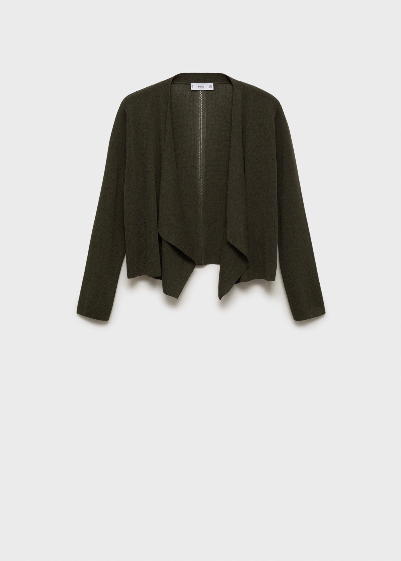 Cardigan Crop Maille - Dark Green