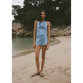 Top Strass - Turquoise