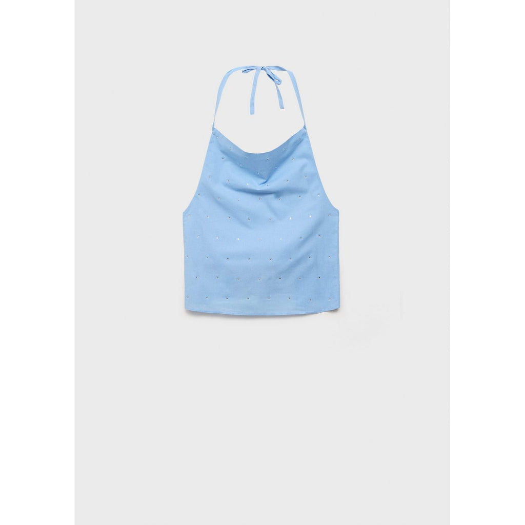 Top Strass - Turquoise