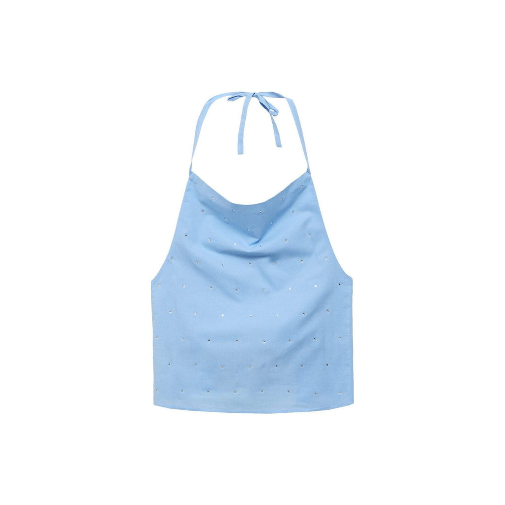 Top Strass - Turquoise