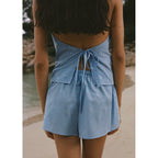 Top Strass - Turquoise