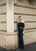 Top Bandeau Plumes