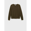 Jersey De Mezcla De Lana Con Cuello Redondo - Caqui