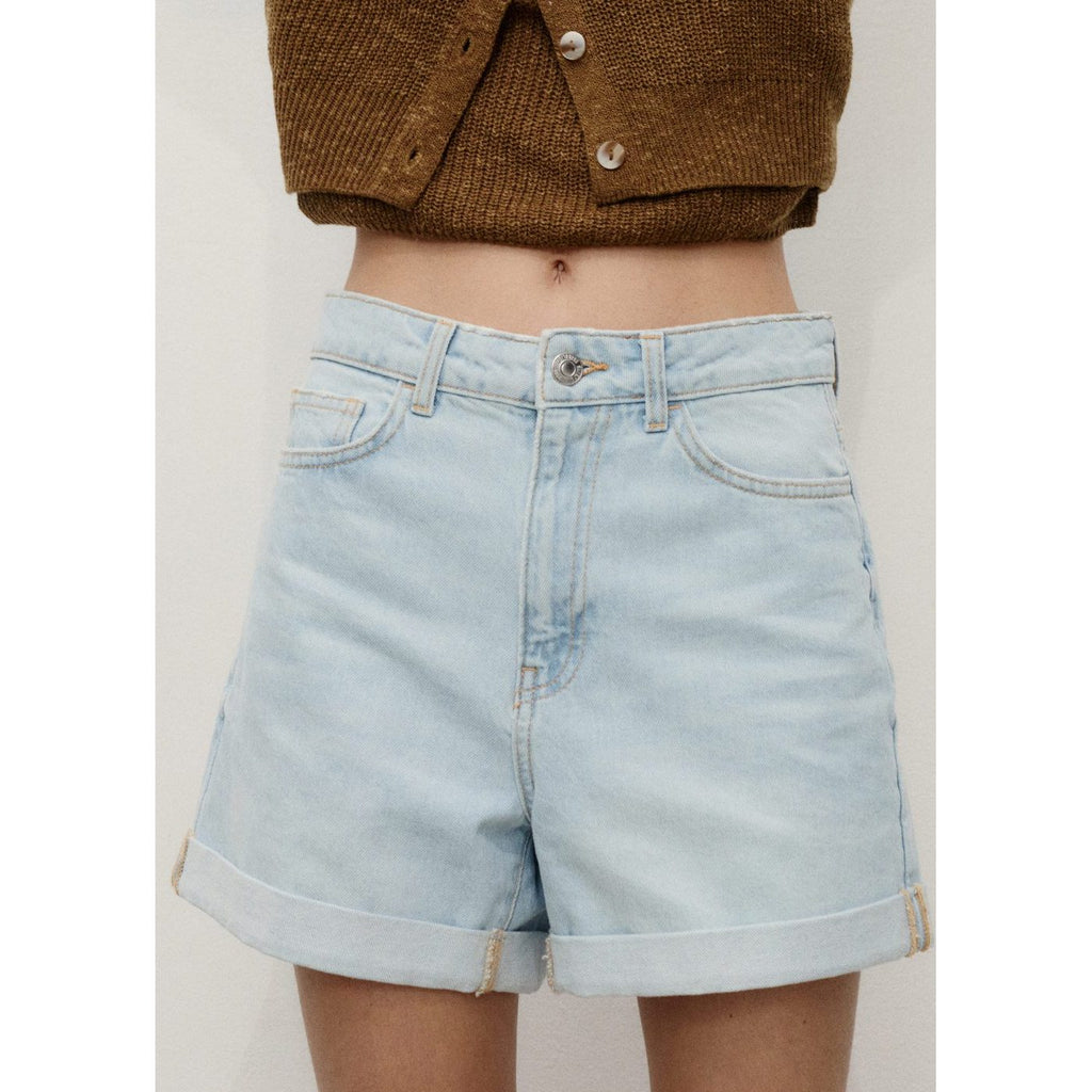 Short Mom - Bleu Clair
