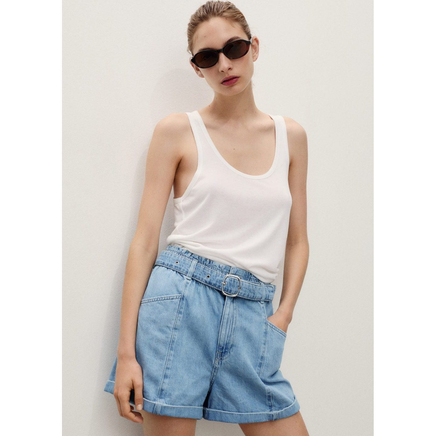 Short Delia - Bleu Moyen