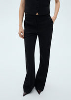 Wideleg Suit Trousers