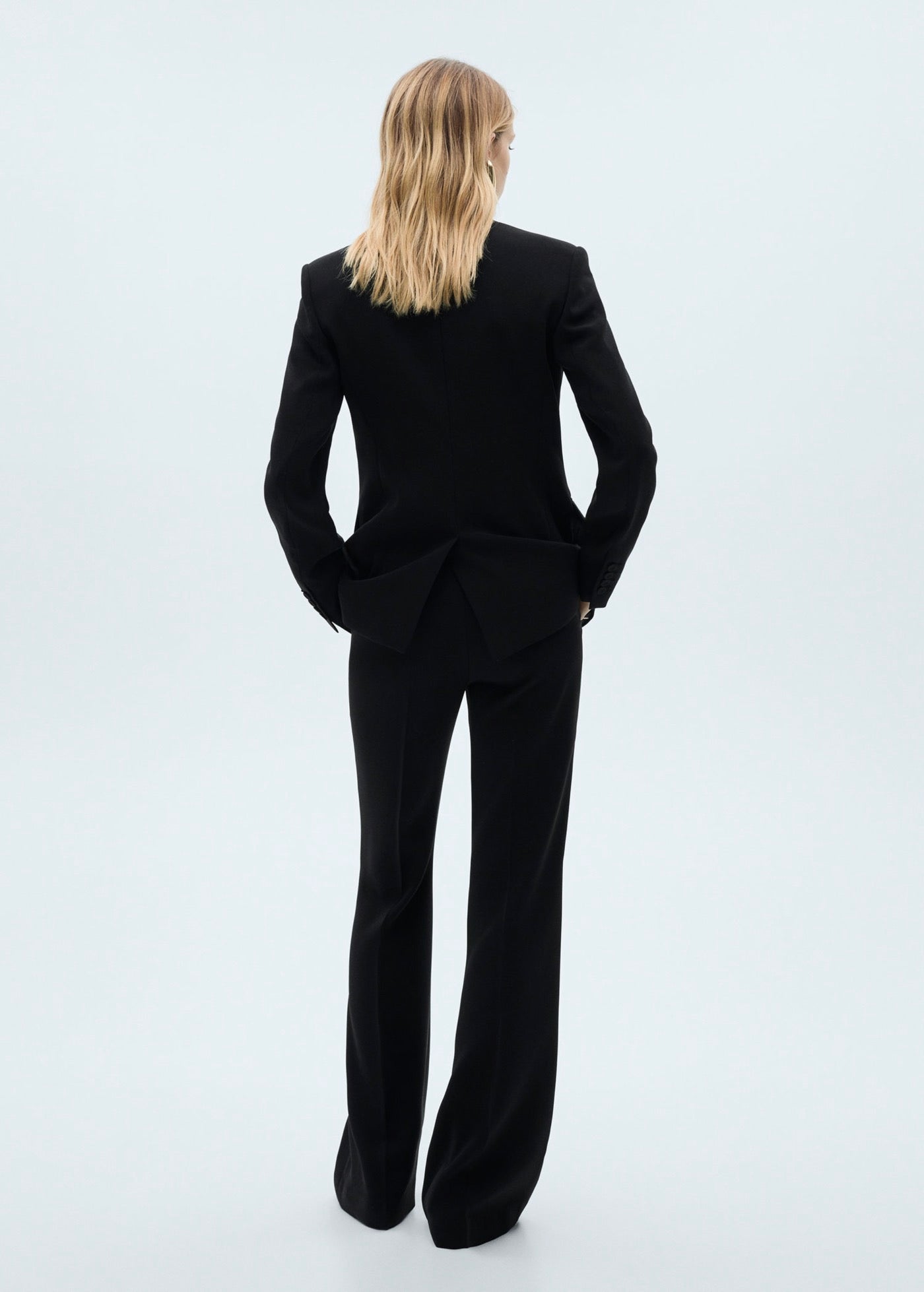 Wideleg Suit Trousers