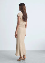 Robe En Maille Finition Brillante