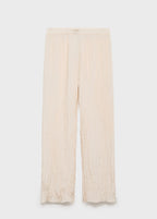 Pantalon Droit Plissé - Vanilla